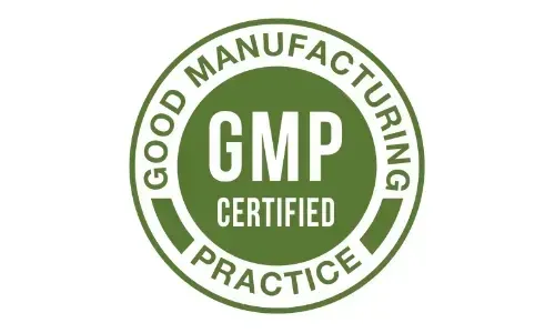 GMP Certified - Sonic Solace meets strict quality standards